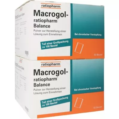 MACROGOL-ratiopharm Balance Plv.à usage unique, 100 pc