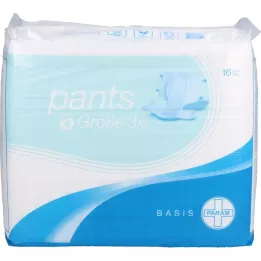 PARAM Pants Basis taille 3 XL, 16 pièces