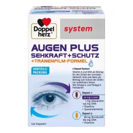 DOPPELHERZ Système Augen plus Sehkraft+Schutz, 120 capsules