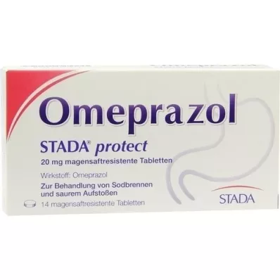OMEPRAZOL STADA Comprimés gastro-résistants protect 20 mg, 14 comprimés