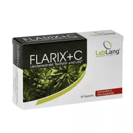 FLARIX+C Extrait de mélèze Taxifolin Capsules, 40 pc