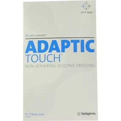 ADAPTIC Touch 5x7,6 cm pansement sil. non adhérent, 10 pces