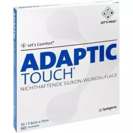 ADAPTIC Touch 7,6x11 cm pansement sil. non adhérent, 10 pces