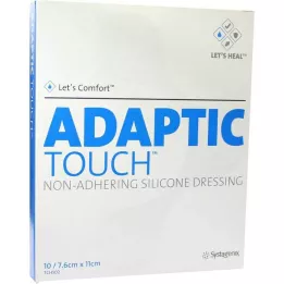 ADAPTIC Touch 7,6x11 cm pansement sil. non adhérent, 10 pces