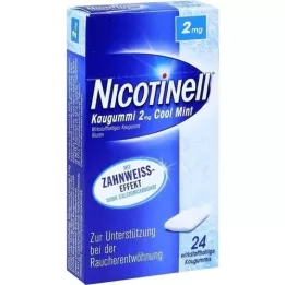 NICOTINELL Gomme à mâcher Cool Mint 2 mg, 24 pces