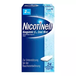 NICOTINELL Gomme à mâcher Cool Mint 2 mg, 24 pces