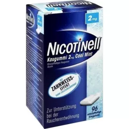 NICOTINELL Gomme à mâcher Cool Mint 2 mg, 96 pces