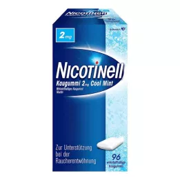 NICOTINELL Gomme à mâcher Cool Mint 2 mg, 96 pces