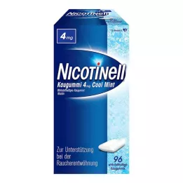NICOTINELL Gomme à mâcher Cool Mint 4 mg, 96 pces