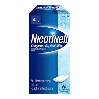 NICOTINELL Gomme à mâcher Cool Mint 4 mg, 96 pces NICOTINELL Gomme à mâcher Cool Mint 4 mg, 96 pces