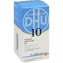 BIOCHEMIE DHU 10 Natrium sulfuricum D 6 comprimés, 420 pc