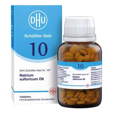 BIOCHEMIE DHU 10 Natrium sulfuricum D 6 comprimés, 420 pc BIOCHEMIE DHU 10 Natrium sulfuricum D 6 comprimés, 420 pc