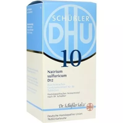 BIOCHEMIE DHU 10 Natrium sulfuricum D 12 comprimés, 420 pc