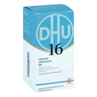BIOCHEMIE DHU 16 Comprimés de Lithium chloratum D 6, 420pc