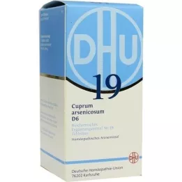 BIOCHEMIE DHU 19 Cuprum arsenicosum D 6 comprimés, 420 pc