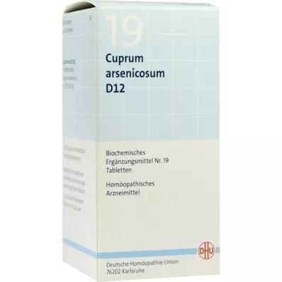 BIOCHEMIE DHU 19 Cuprum arsenicosum D 12 comprimés, 420 pc