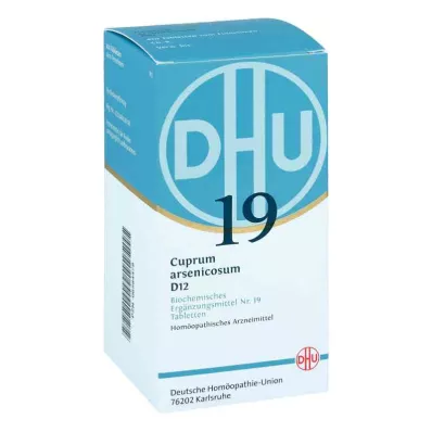 BIOCHEMIE DHU 19 Cuprum arsenicosum D 12 comprimés, 420 pc