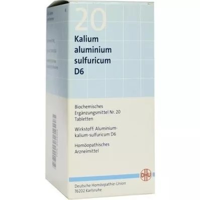 [20 potassium alum.sulfur.D 6 comprimés, 420 pc