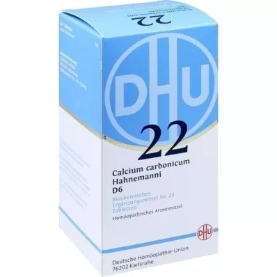 BIOCHEMIE DHU 22 Comprimés de Calcium carbonicum D 6, 420 pc
