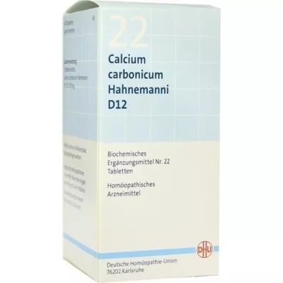 BIOCHEMIE DHU 22 Comprimés de Calcium carbonicum D 12, 420 comprimés