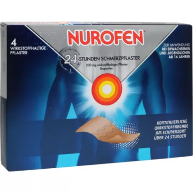 NUROFEN Pansement analgésique de 24 heures 200 mg, 4 pces