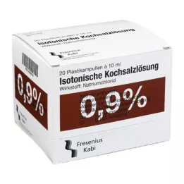 KOCHSALZLÖSUNG Solution injectable 0,9% Pl.Fresenius, 20X10 ml