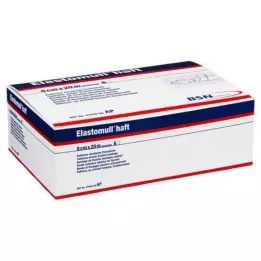ELASTOMULL Bande de fixation haft 8 cmx20 m, 6 pces