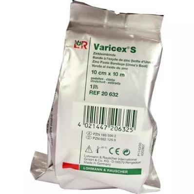 VARICEX Bande à la pâte de zinc S 10 cmx10 m, 1 pc