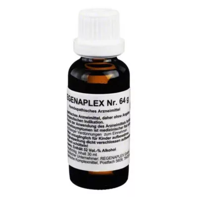Regenaplex n ° 64 g gouttes, 30 ml