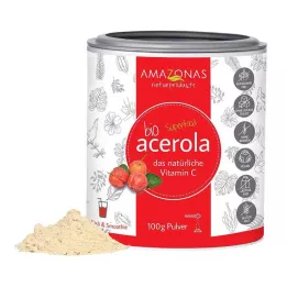 ACEROLA Poudre de vitamine C naturelle 100% Bio Pur, 100 g