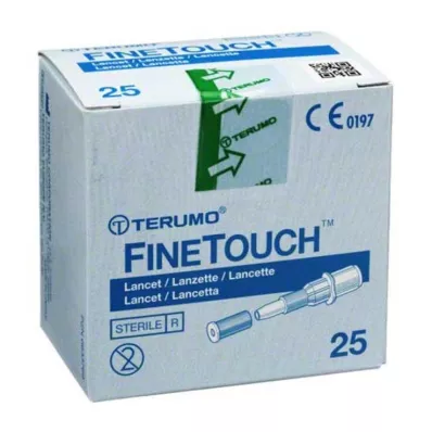 TERUMO Lancettes jetables FineTouch, 25 pièces TERUMO Lancettes jetables FineTouch, 25 pièces