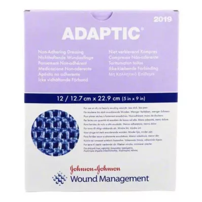 ADAPTIC Compresse humide 12,7x22,9 cm, 12 pces