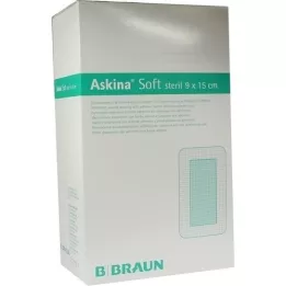 ASKINA Pansement Soft 9x15 cm stérile, 40 pces