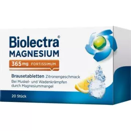 BIOLECTRA Magnésium 365 mg fortissimum citron, 20 comprimés