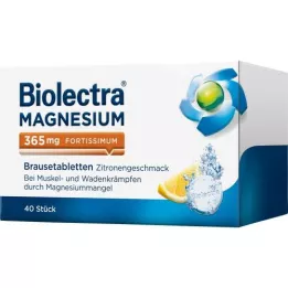 BIOLECTRA Magnésium 365 mg fortissimum citron, 40 comprimés