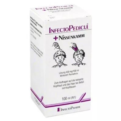 INFECTOPEDICUL Solution + peigne à lentes, 100 ml INFECTOPEDICUL Solution + peigne à lentes, 100 ml
