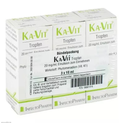 KA VIT Gouttes, 3X10 ml