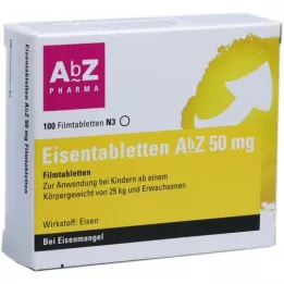 EISENTABLETTEN AbZ 50 mg comprimés pelliculés, 100 pc