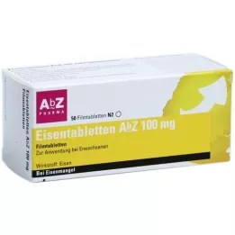 EISENTABLETTEN AbZ 100 mg comprimés pelliculés, 50 pc