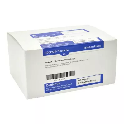 LIDOCAIN PRESSELIN Solution injectable à 1%, 50X2 ml
