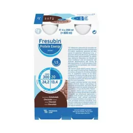 FRESUBIN PROTEIN Energy DRINK Bouteille de chocolat 6X4X200 ml