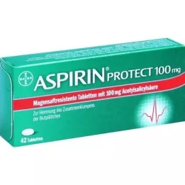ASPIRIN Protect 100 mg comprimés gastro-résistants, 42 comprimés