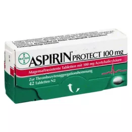 ASPIRIN Protect 100 mg comprimés gastro-résistants, 42 comprimés