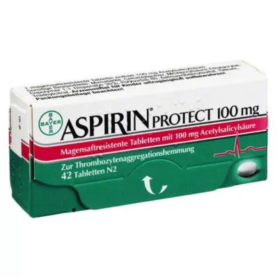ASPIRIN Protect 100 mg comprimés gastro-résistants, 42 comprimés