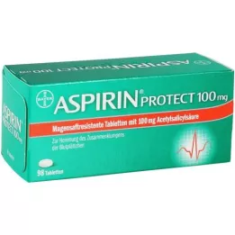 ASPIRIN Protect 100 mg comprimés gastro-résistants, 98 comprimés