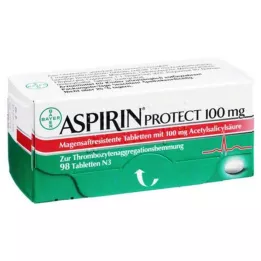 ASPIRIN Protect 100 mg comprimés gastro-résistants, 98 comprimés