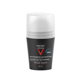 VICHY HOMME Déodorant à bille pour peaux sensibles, 50 ml