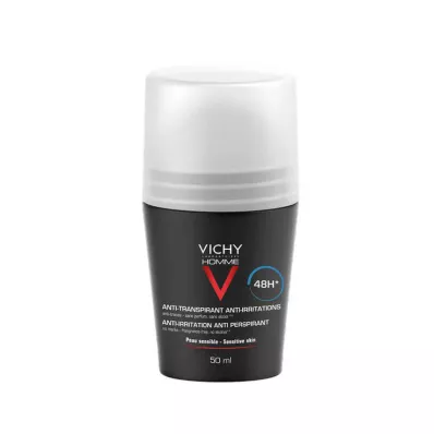Vichy Homme déodorant roll-on pour peaux sensibles, 50 ml Vichy Homme déodorant roll-on pour peaux sensibles, 50 ml