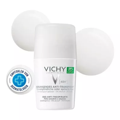 VICHY DEO Roll-on Sensitiv Antitranspirant 48h, 50 ml VICHY DEO Roll-on Sensitiv Antitranspirant 48h, 50 ml