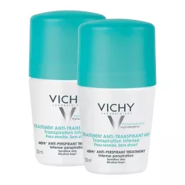 VICHY DEO Roll-on anti-transpirant 48h pack double, 2X50 ml